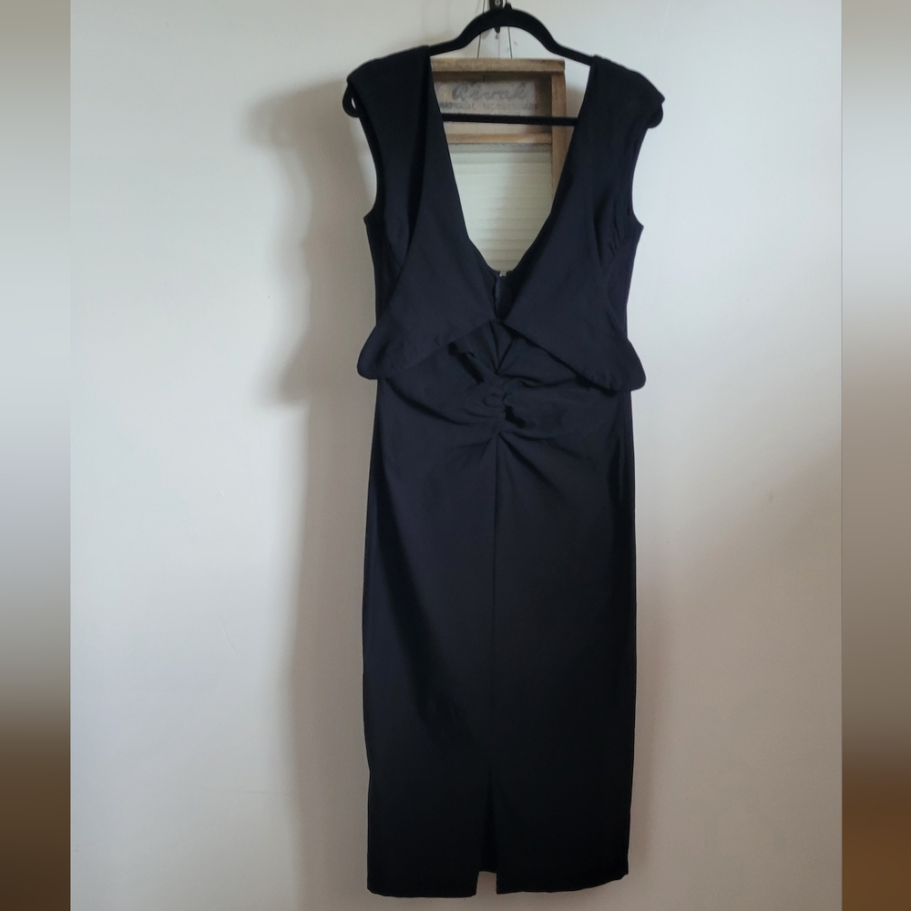 2x Dixiefried black wide collar dress